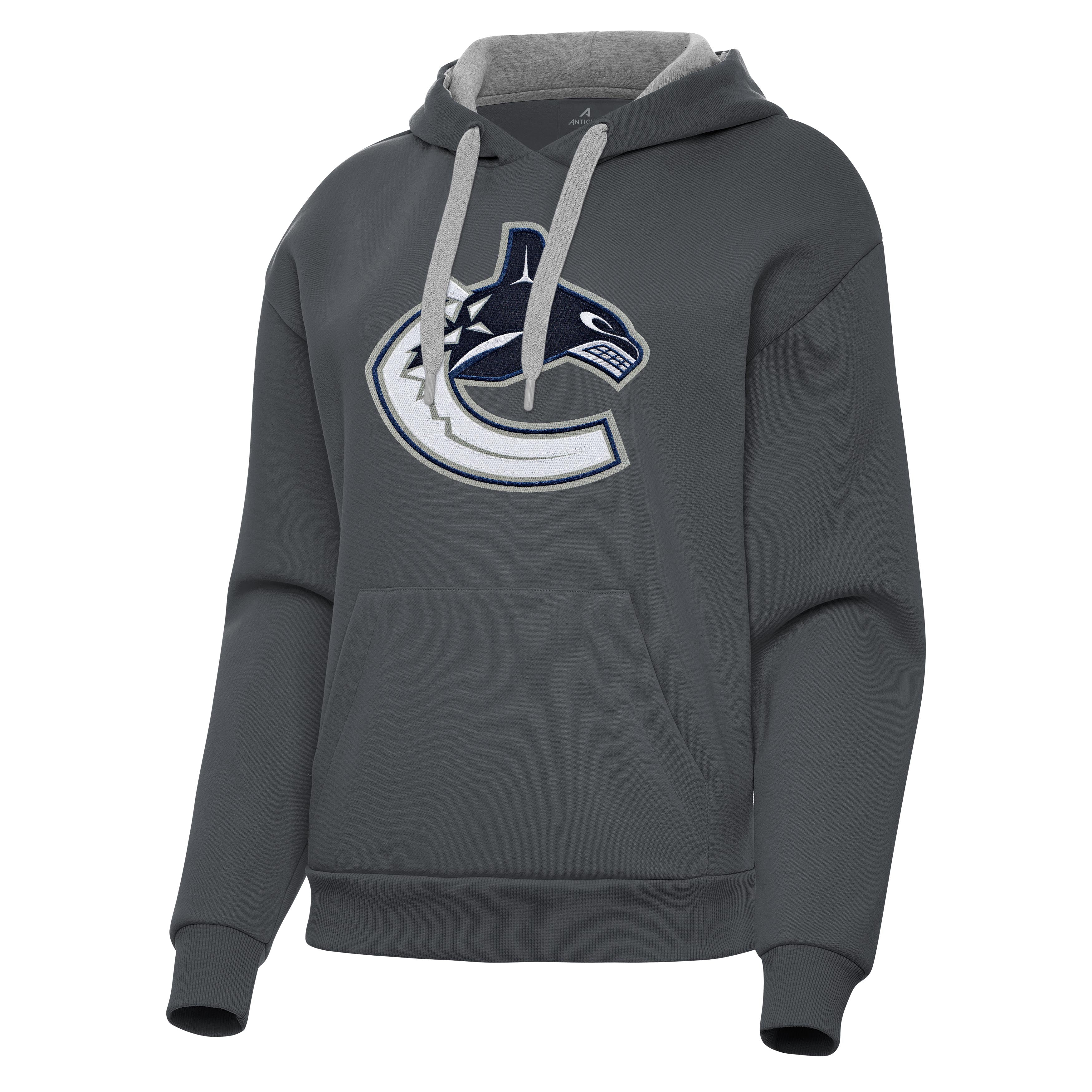 Vancouver Canucks Womens Victory Full Front Logo Pullover Hood - Image 3