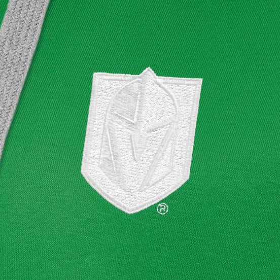 Vegas Golden Knights Womens Victory St Patricks Day White Logo Pullover Hood - Image 2