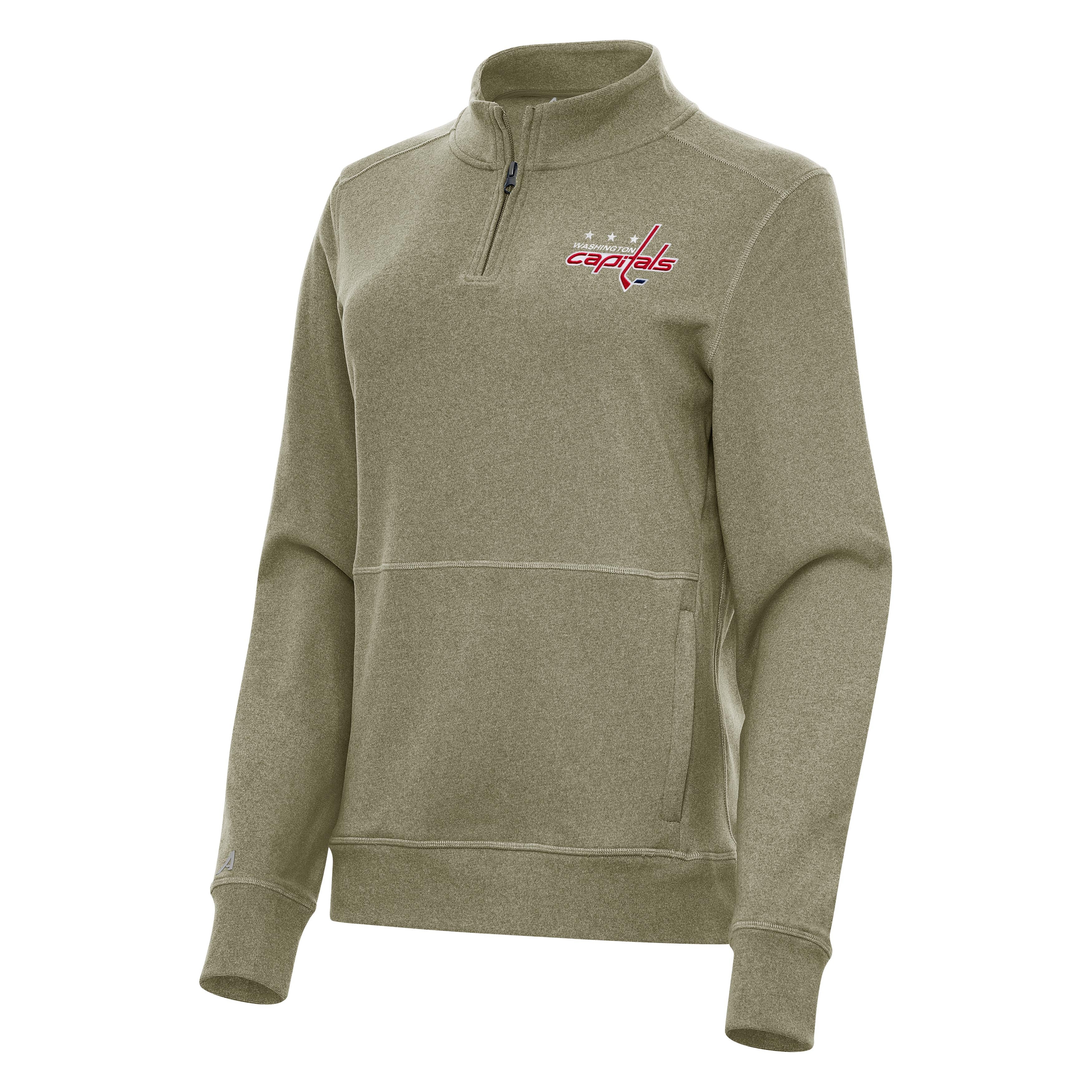 Washington Capitals Womens Crush Quarter Zip Pullover - Image 4
