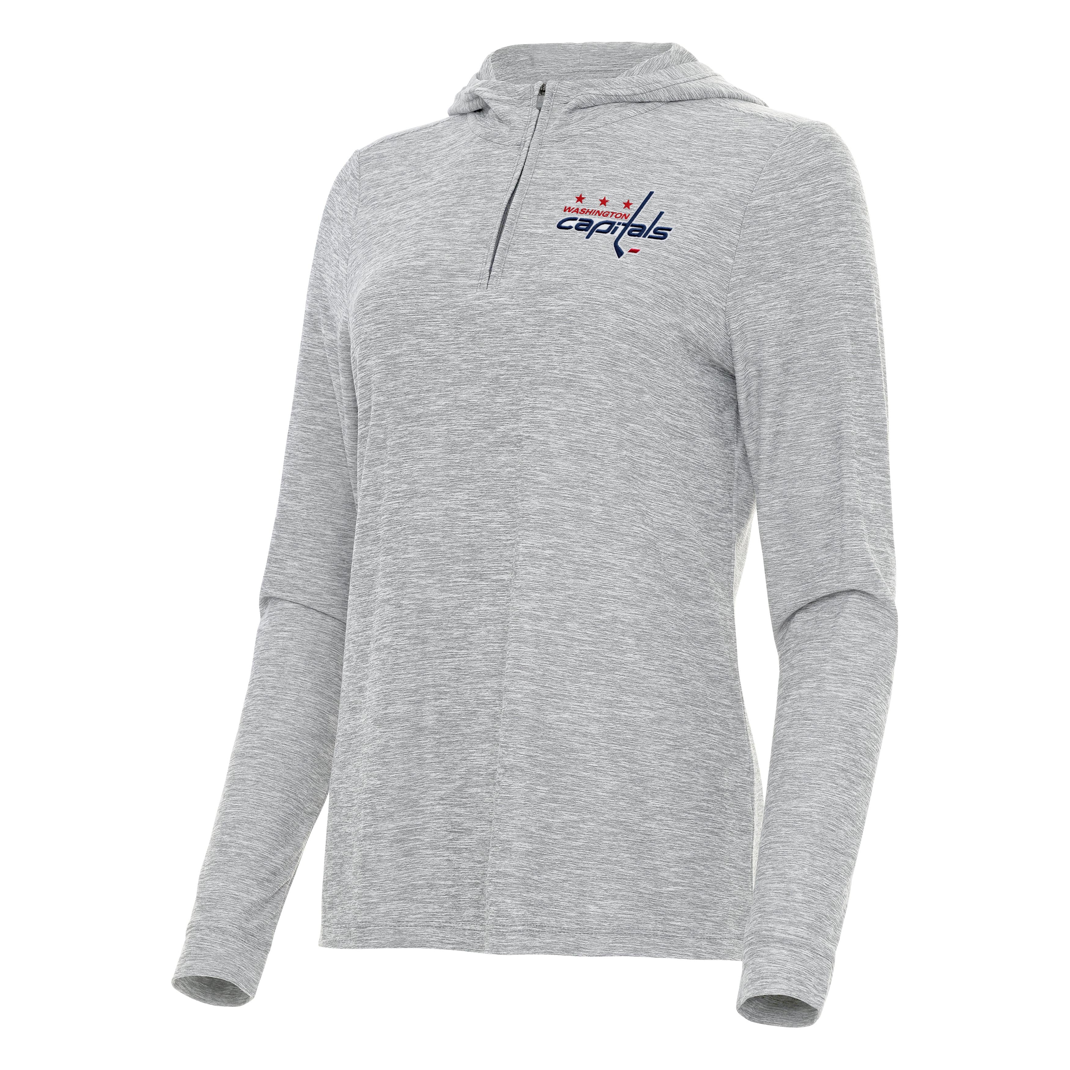 Washington Capitals Womens Daybreak Quarter Zip Pullover Hood - Image 3