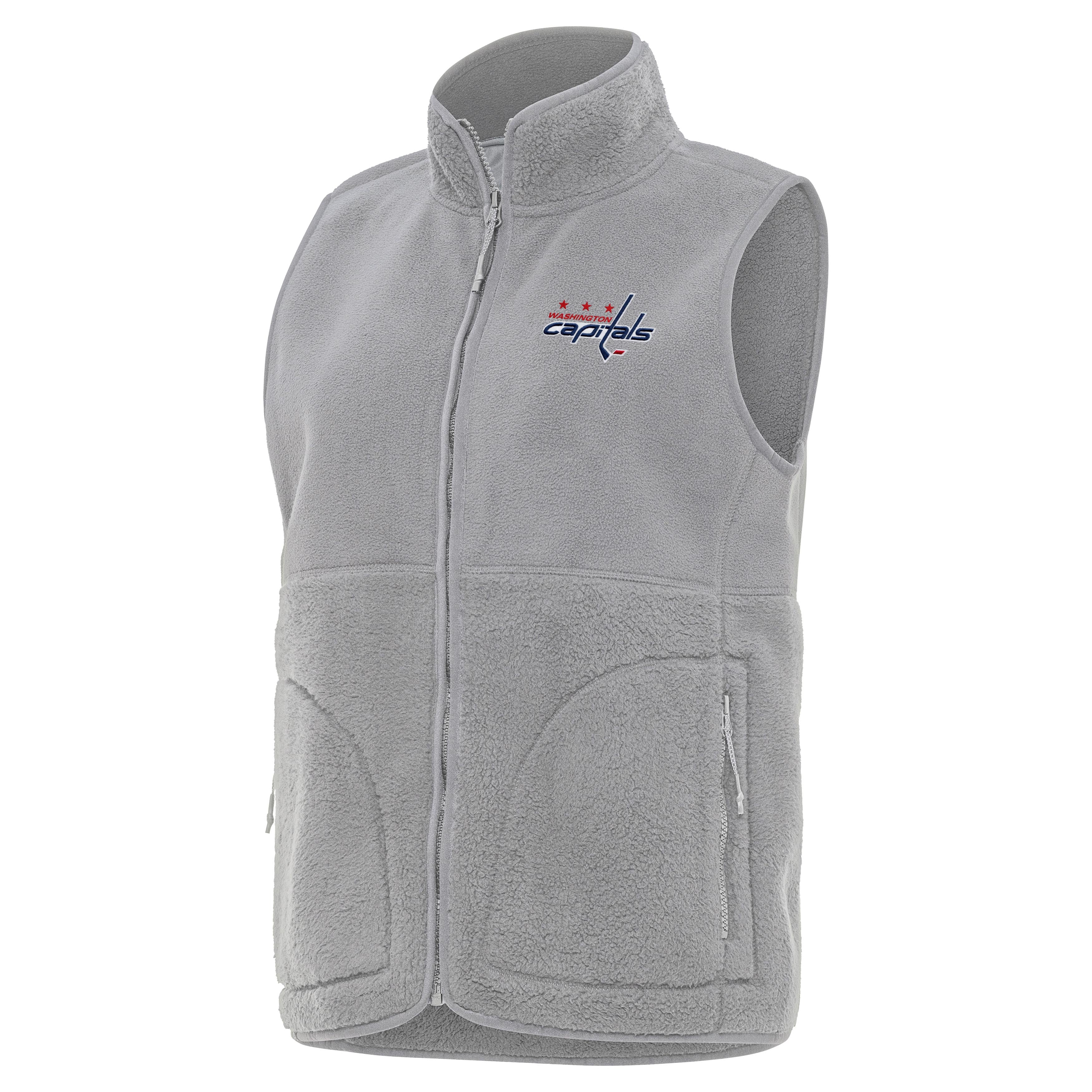 Washington Capitals Womens Nostalgic Full Zip Vest - Image 3