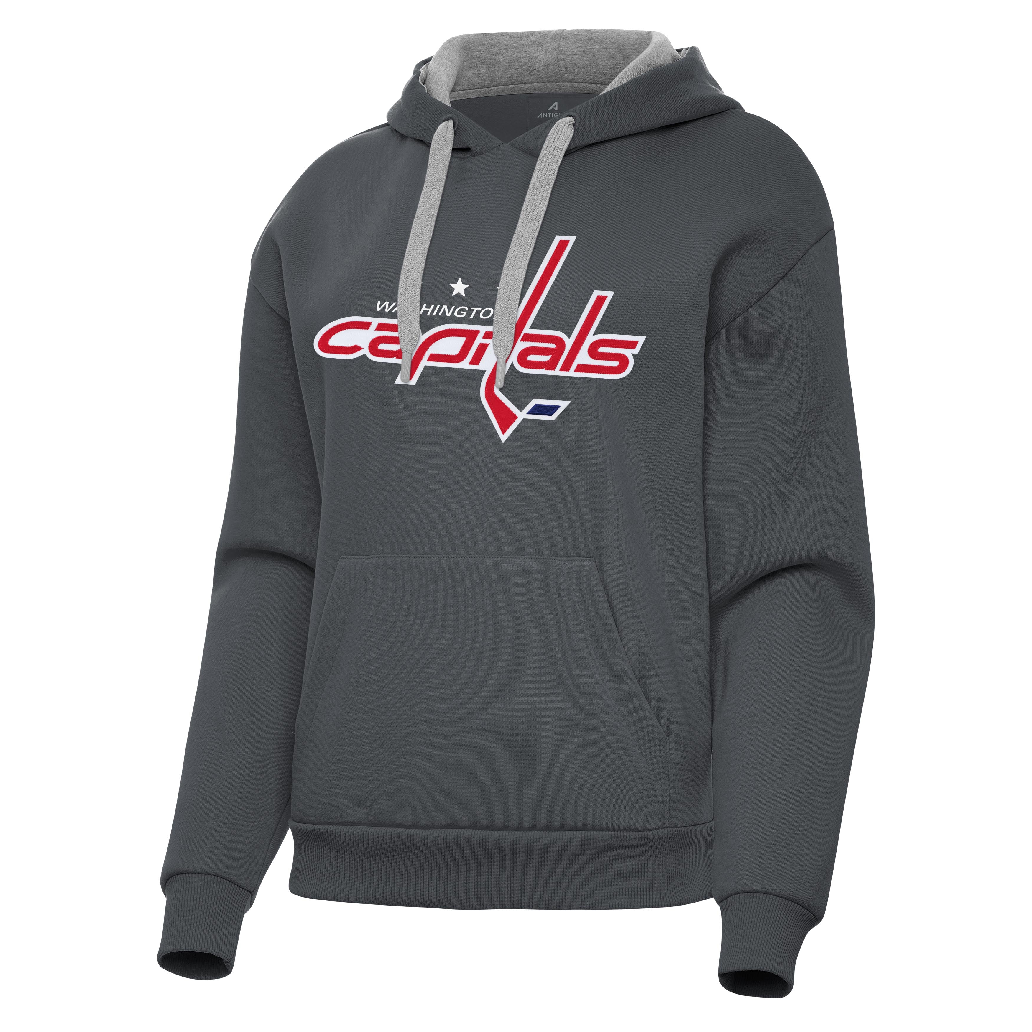 Washington Capitals Womens Victory Full Front Logo Pullover Hood - Image 6