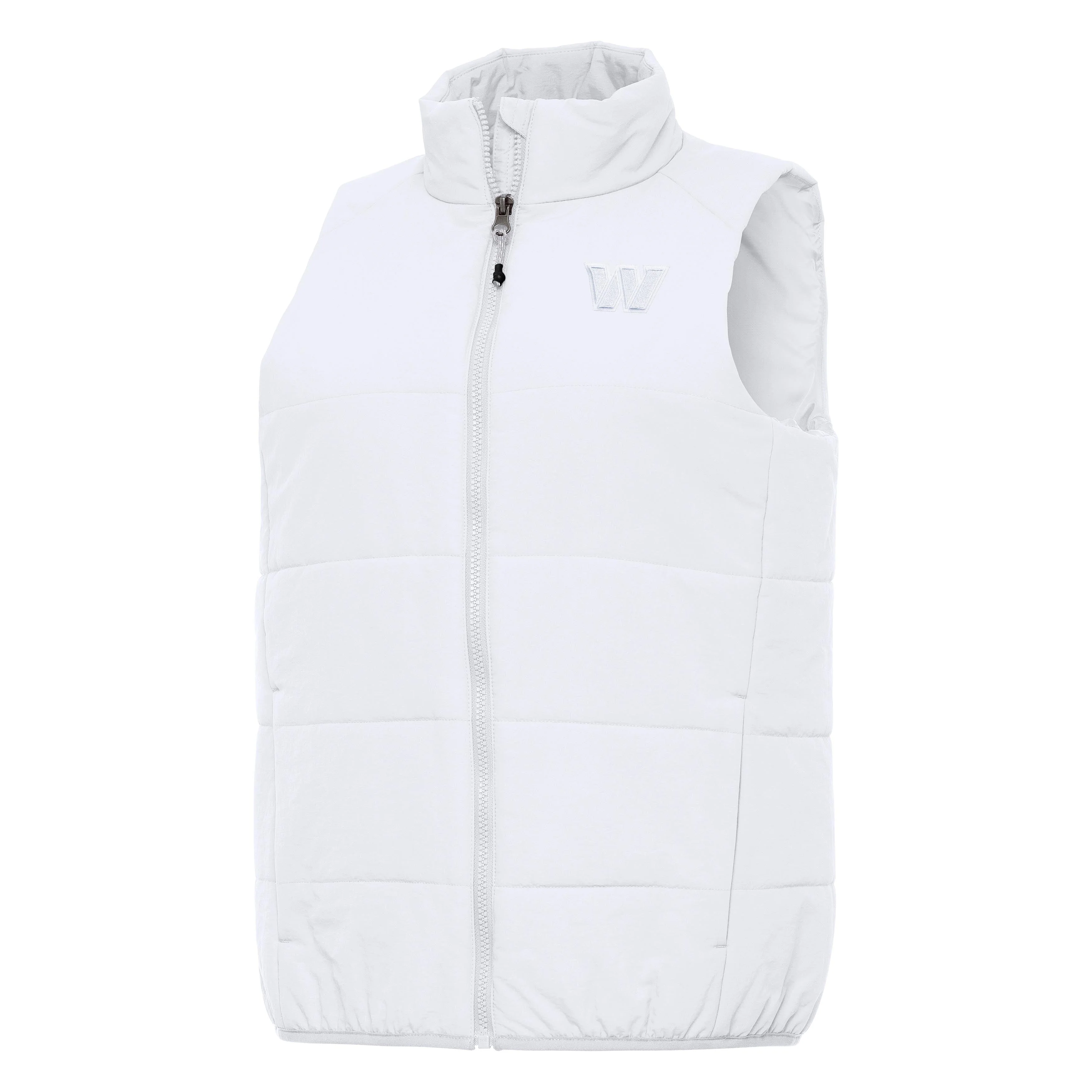 Washington Commanders Womens Experience White Logo Full Zip Vest - Image 2