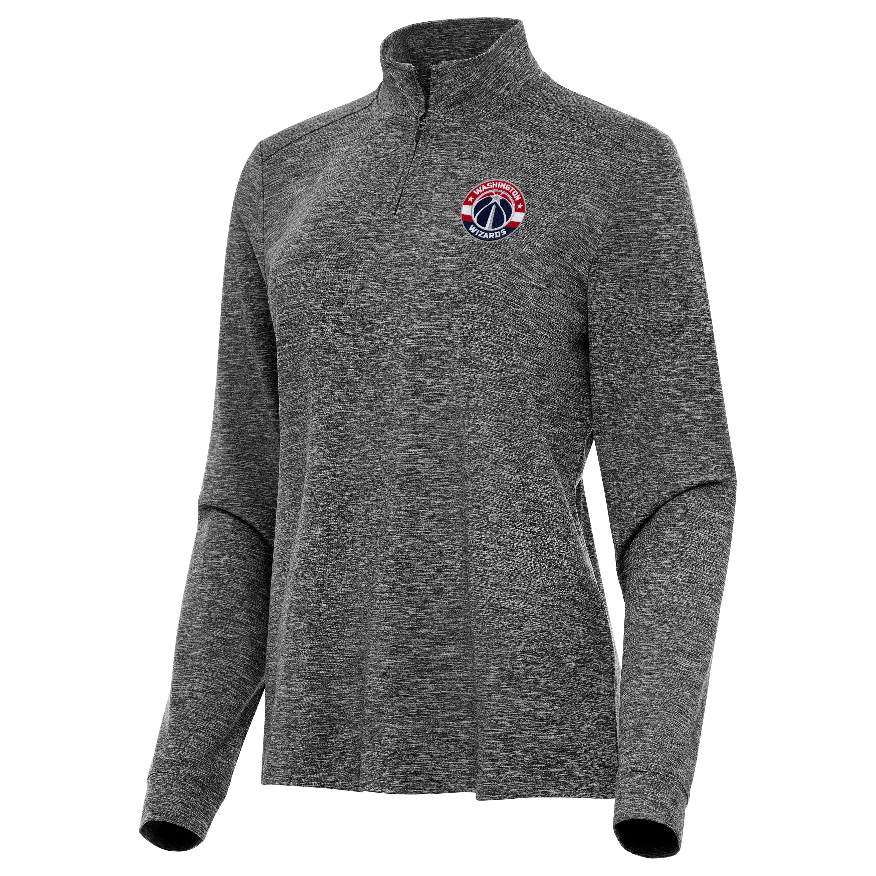 Washington Wizards Womens Mentor Long-Sleeve Quarter Zip Mock Polo - Image 2