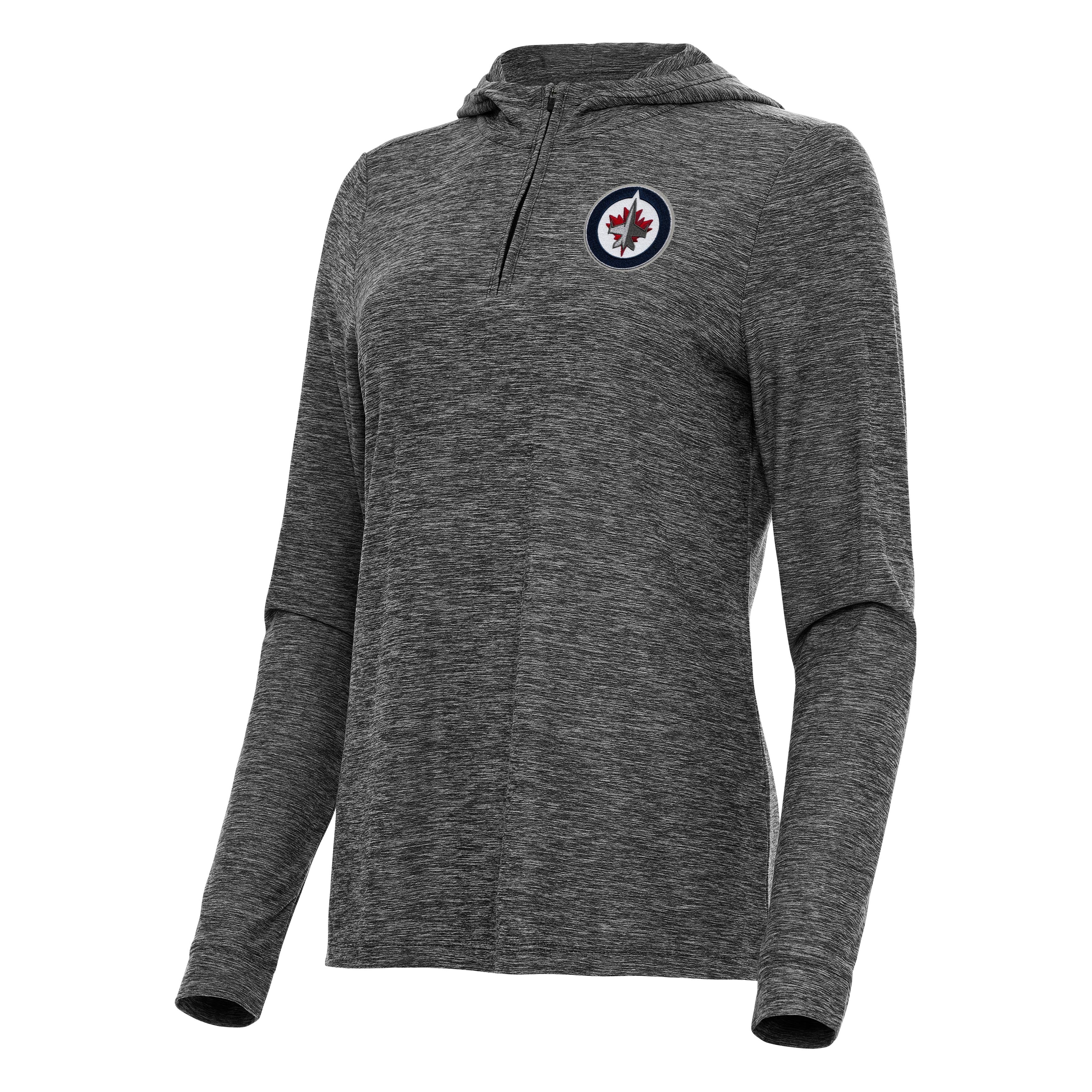 Winnipeg Jets Womens Daybreak Quarter Zip Pullover Hood - Image 2