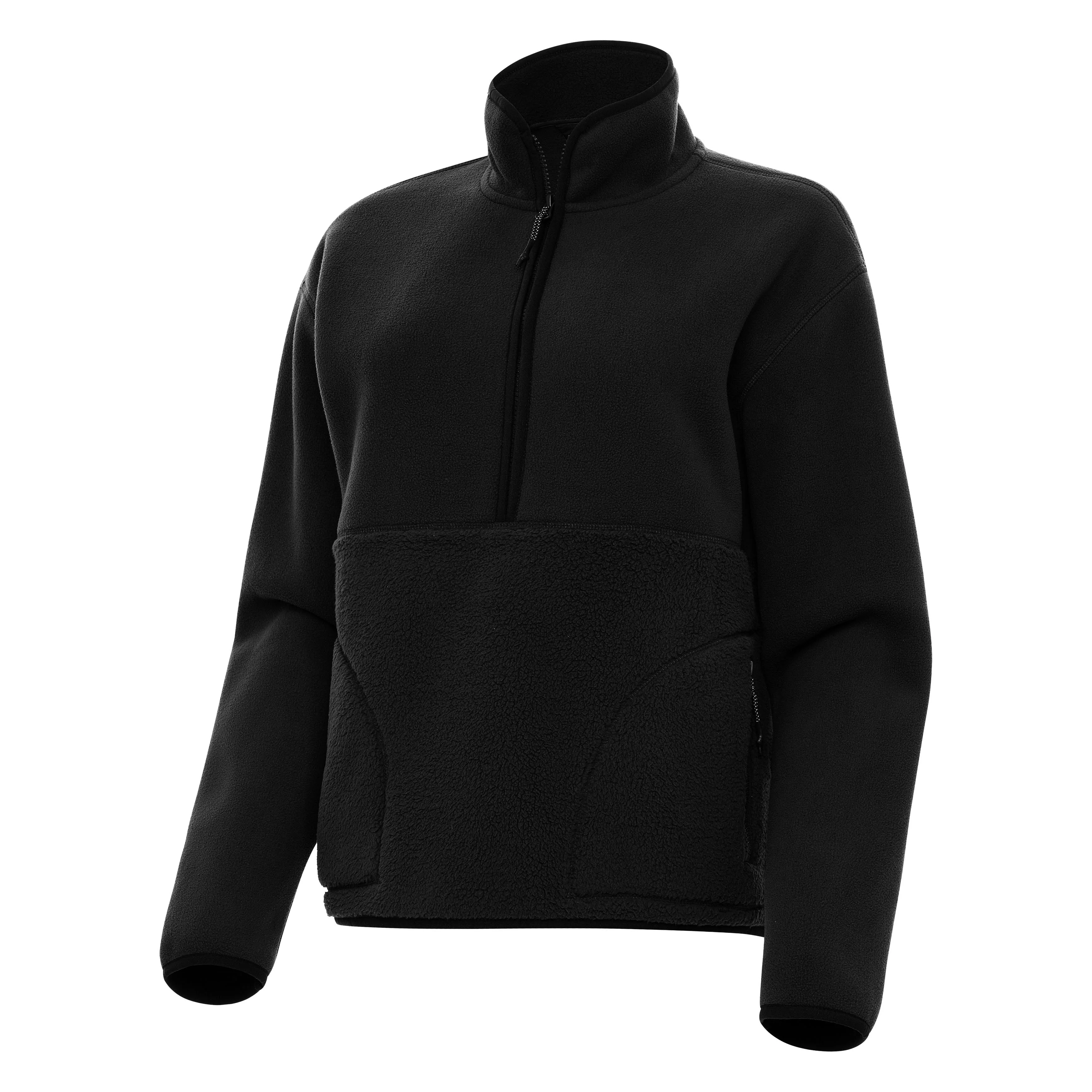 Womens Figure Quarter Zip Pullover - Image 2